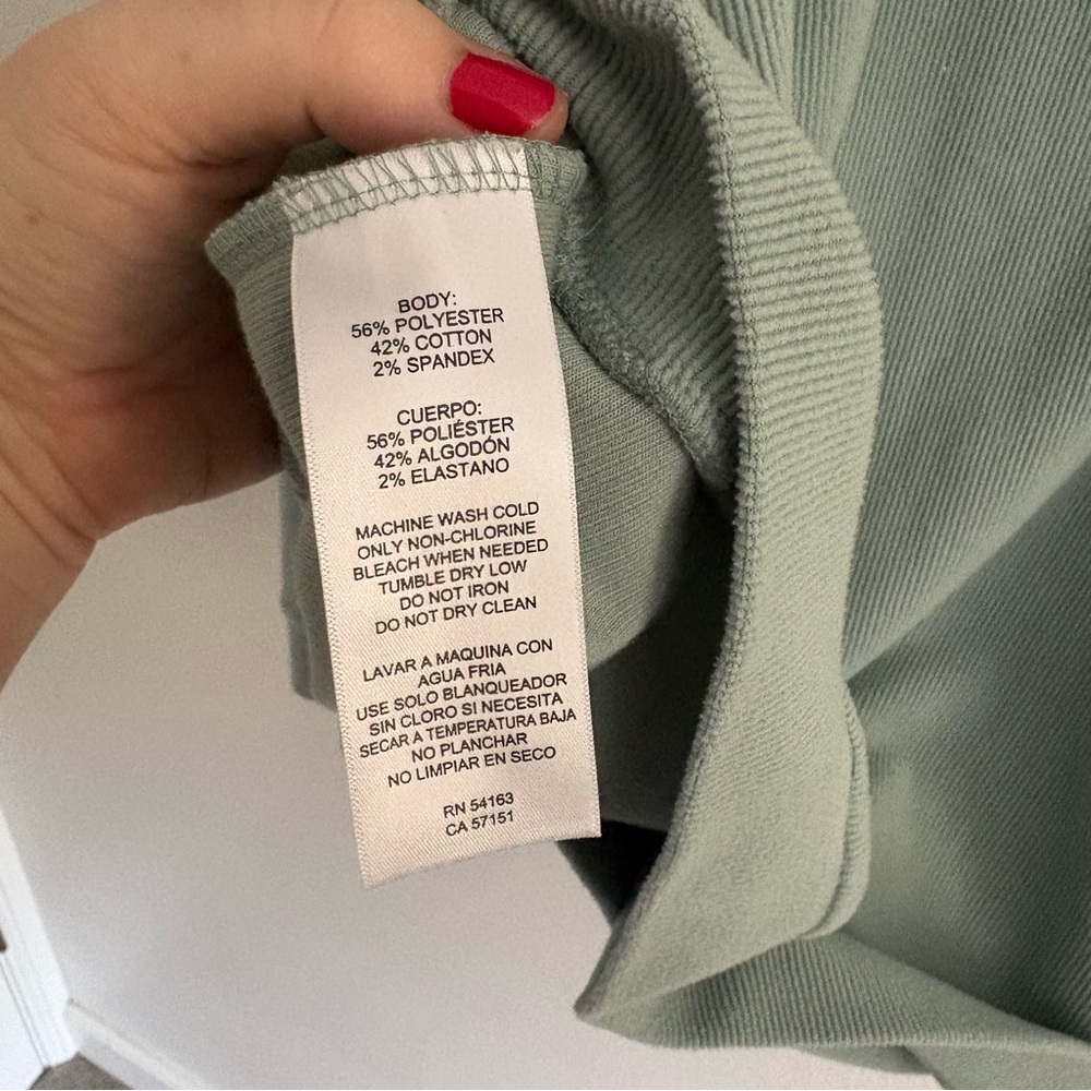 Marc New York • Sage Green Half-Zip Sweater - Picture 5 of 5